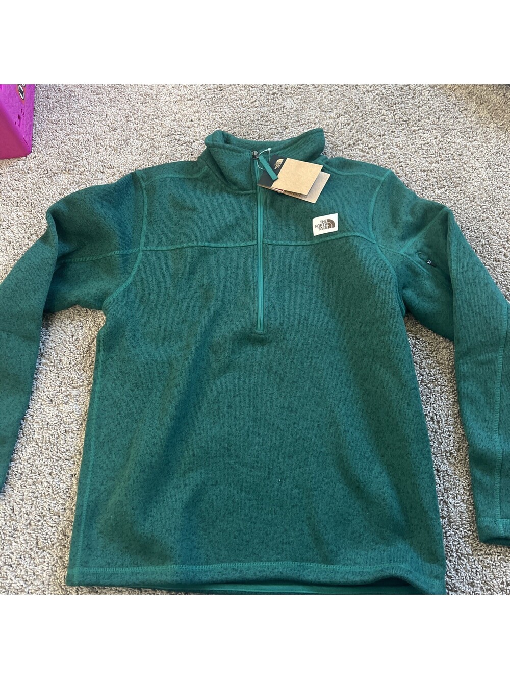 The North Face Men's Gordon Lyons ¼ Zip - Evergreen - Sz Med